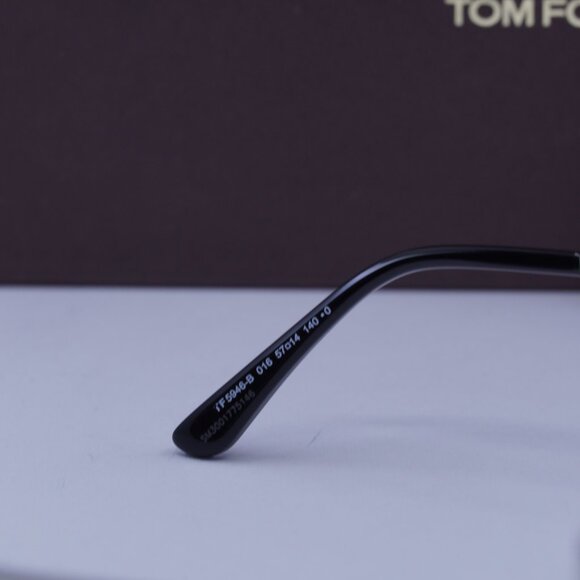 Tom Ford FT5946-B 016 Butterfly Eyeglasses 57mm – Shiny Palladium